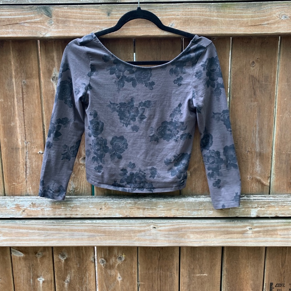 Floral crop top
